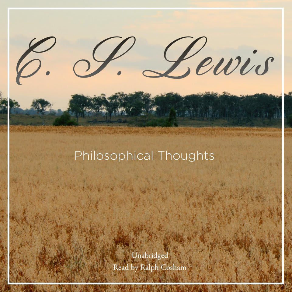 Book cover for Philosophical Thoughts by C. S. Lewis