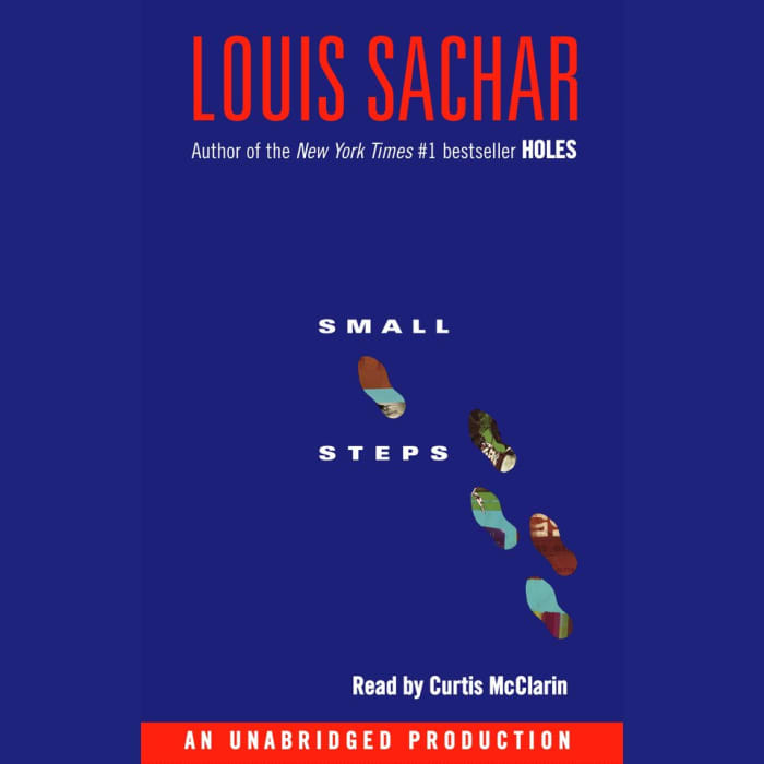 Book cover for Small Steps by Louis Sachar with featured deal banner