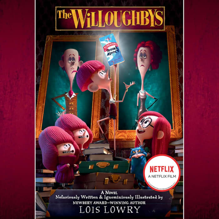 Book cover for The Willoughbys by Lois Lowry with featured deal banner