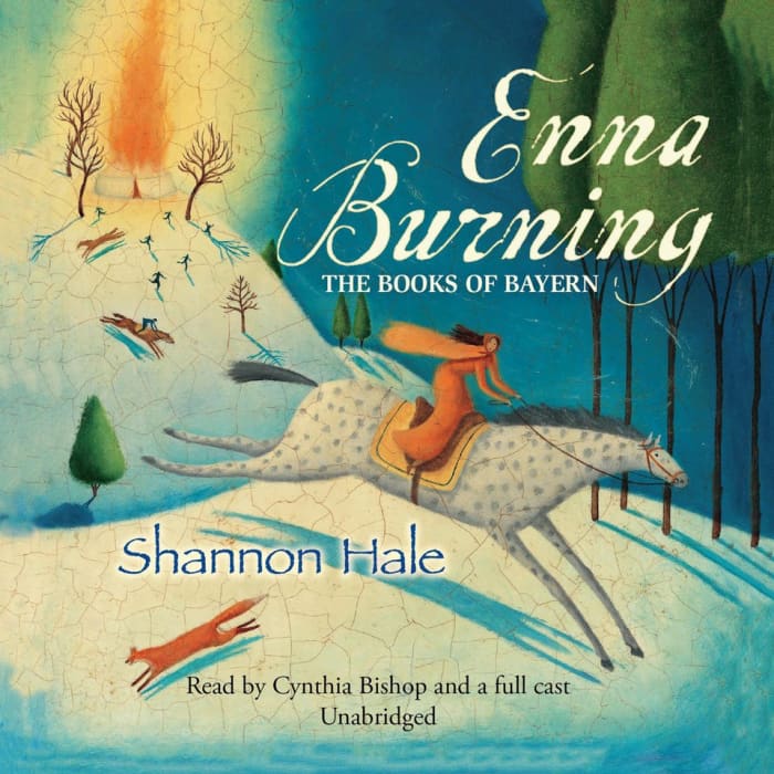 Book cover for Enna Burning by Shannon Hale with featured deal banner