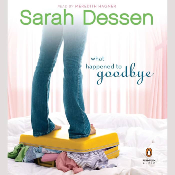 Book cover for What Happened to Goodbye by Sarah Dessen with featured deal banner