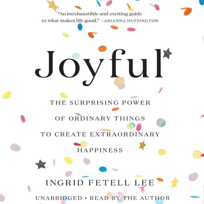 Book cover for Joyful by Ingrid Fetell Lee with featured deal banner