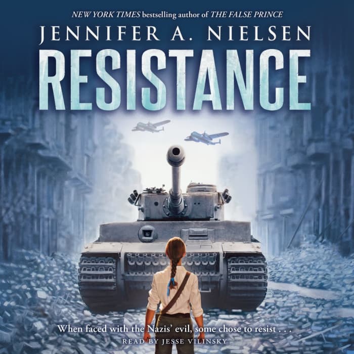 Book cover for Resistance by Jennifer A. Nielsen with featured deal banner