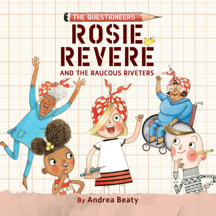 Book cover for Rosie Revere and the Raucous Riveters by Andrea Beaty with featured deal banner
