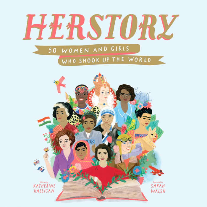 Book cover for HerStory by Katherine Halligan with featured deal banner