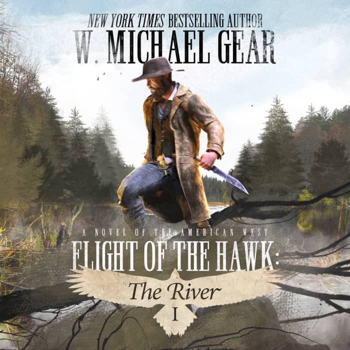 Book cover for Flight Of The Hawk: The River Book 1 by W. Michael Gear with featured deal banner