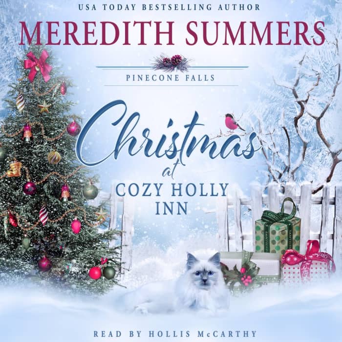 Book cover for Christmas at Cozy Holly Inn by Meredith Summers with featured deal banner