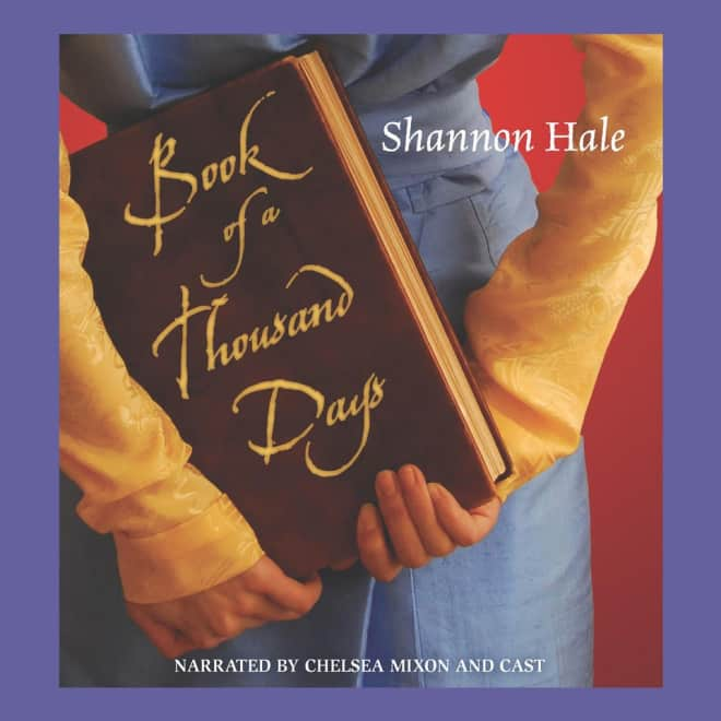 Book cover for Book of a Thousand Days by Shannon Hale with featured deal banner