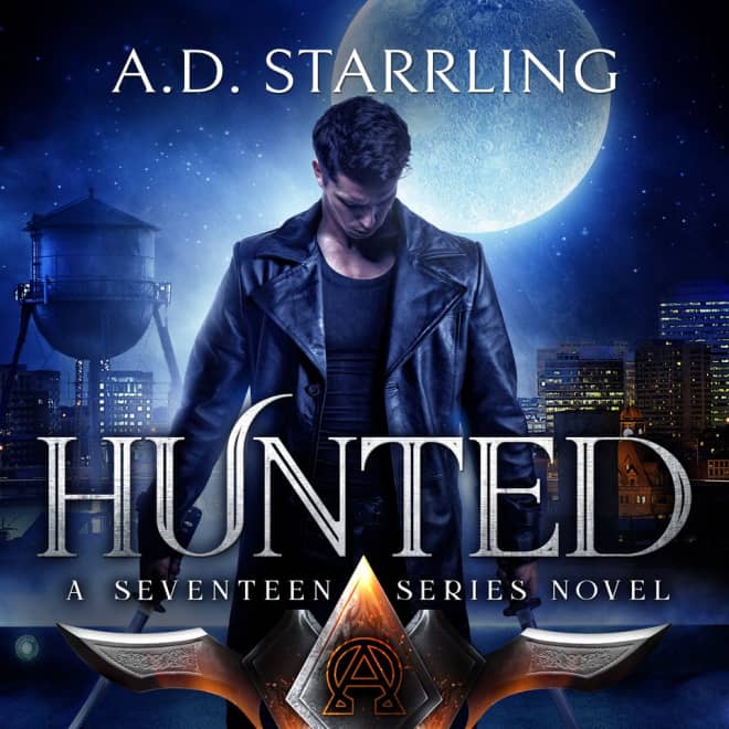 Book cover for Hunted by AD Starrling