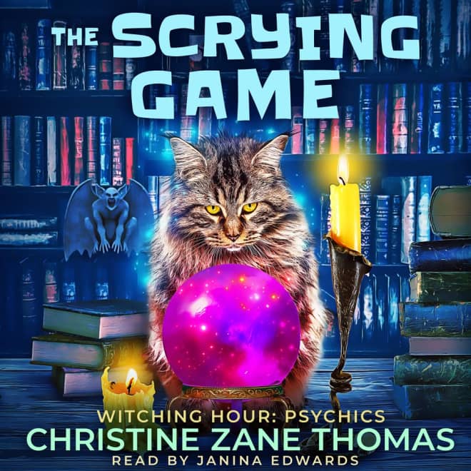 Book cover for The Scrying Game by Christine Zane Thomas