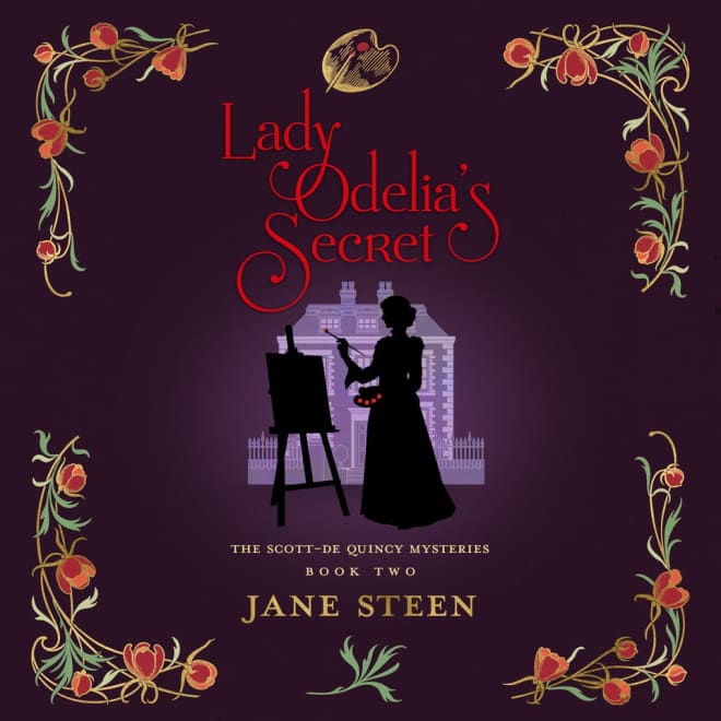 Book cover for Lady Odelia's Secret by Jane Steen with featured deal banner