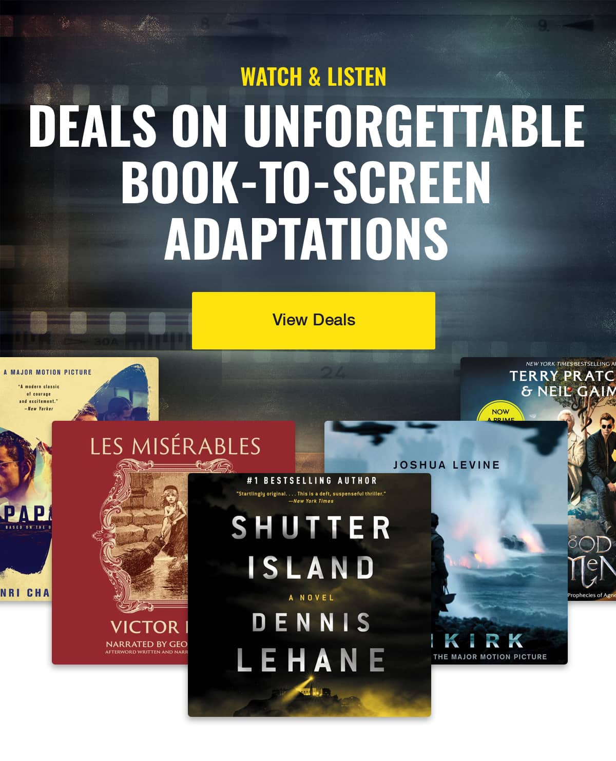 Can't-Miss Deals on Book-to-Screen Adaptations