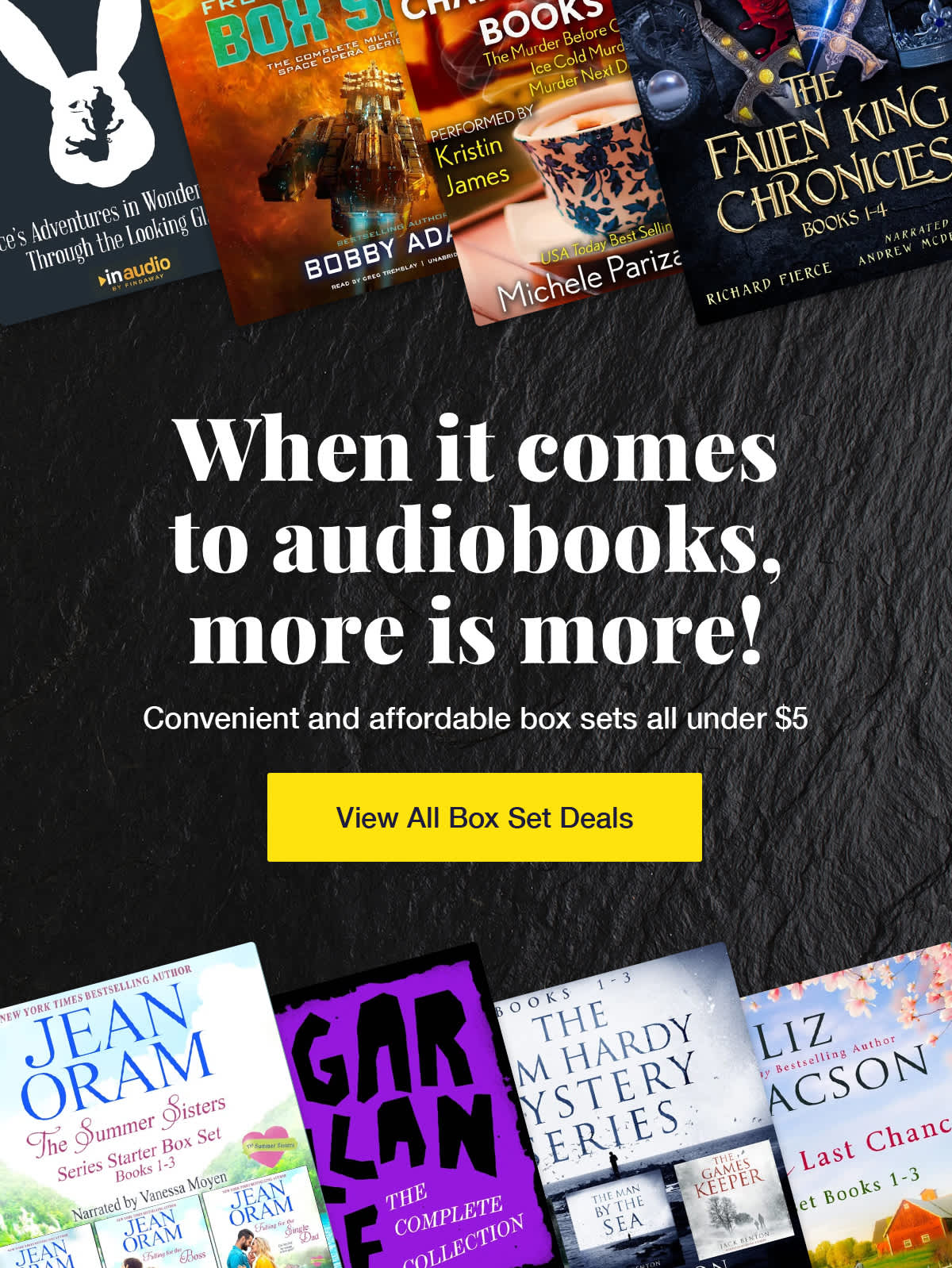 Budget-Friendly Audiobook Box Sets