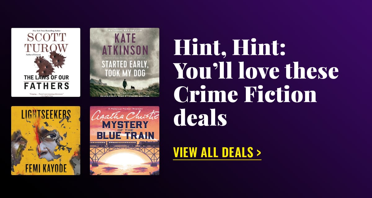 Hint, Hint: You'll love these Crime Fiction deals 