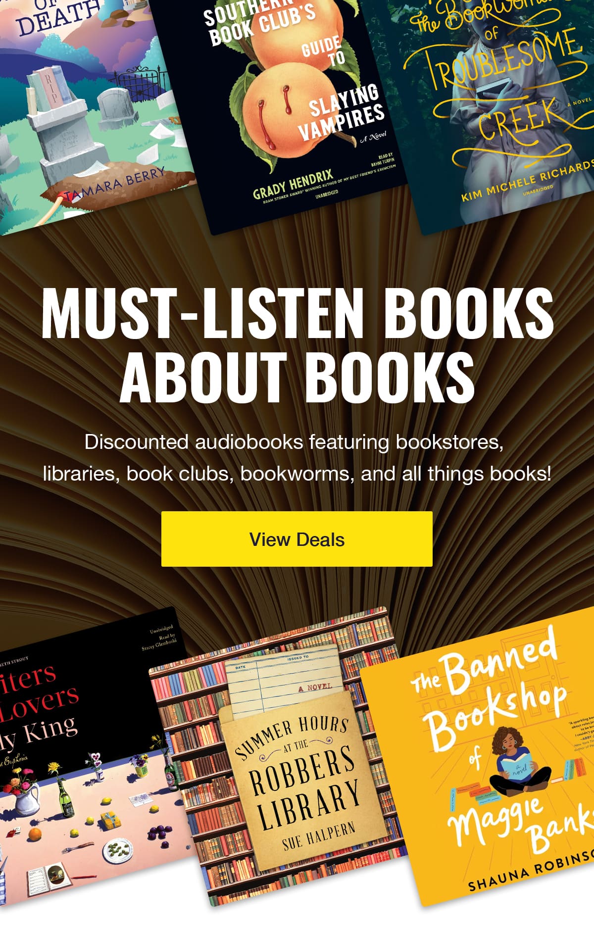 Must-listen books about books
