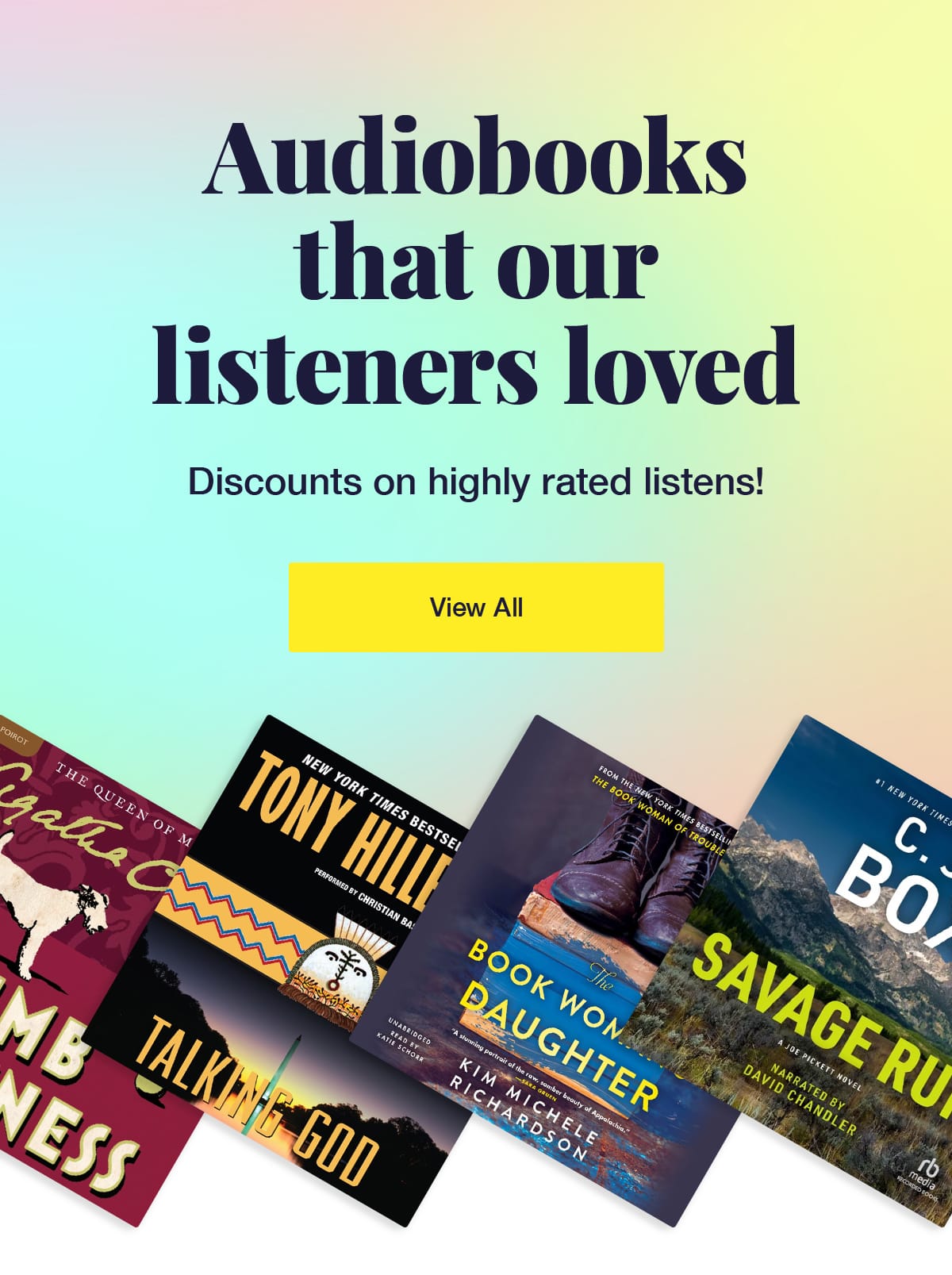 Audiobooks that our listeners loved