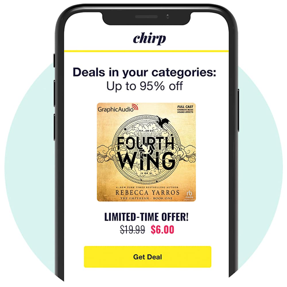 iPhone showing Chirp's Daily Deals email