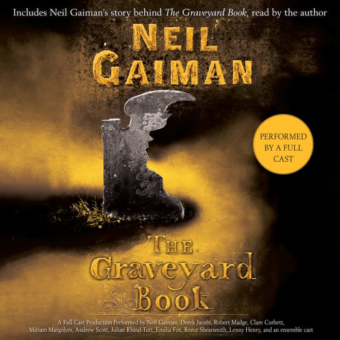 Book cover for The Graveyard Book by Neil Gaiman
