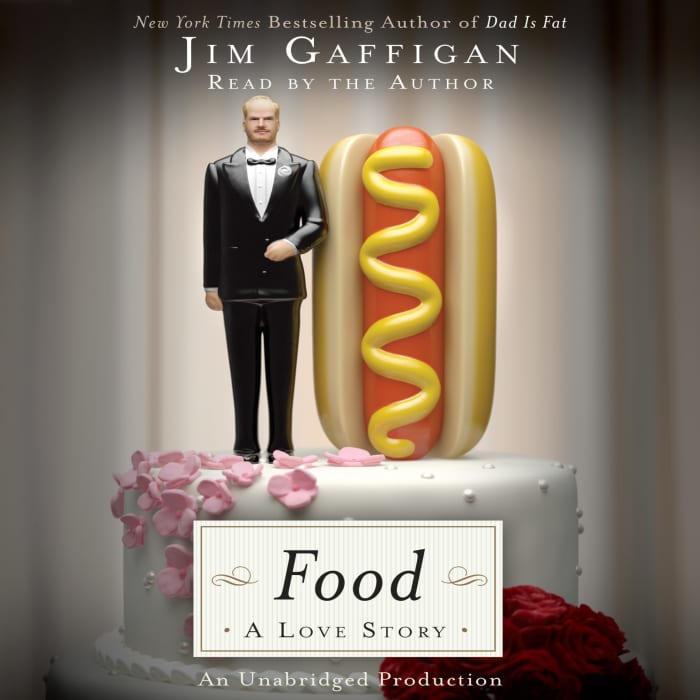 Book cover for Food: A Love Story by Jim Gaffigan with featured deal banner