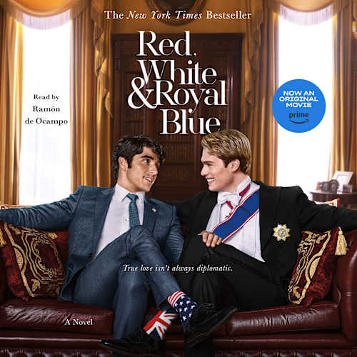 Book cover for Red, White & Royal Blue by Casey McQuiston