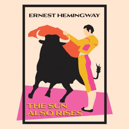Book cover for The Sun Also Rises by Ernest Hemingway