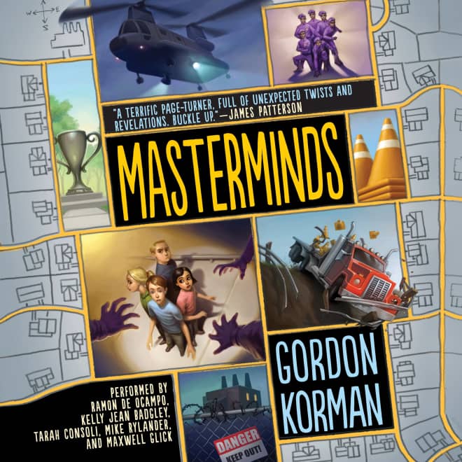 Book cover for Masterminds by Gordon Korman