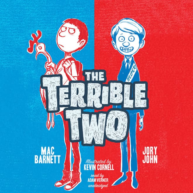 Book cover for The Terrible Two by Jory John & Mac Barnett