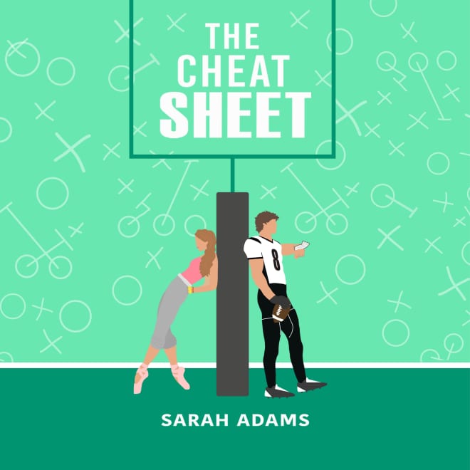 Book cover for The Cheat Sheet by Sarah Adams with hot deal banner