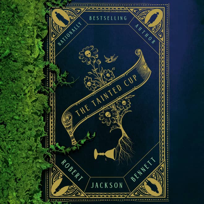 Book cover for The Tainted Cup by Robert Jackson Bennett
