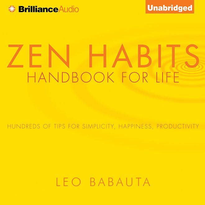 Book cover for Zen Habits by Leo Babauta