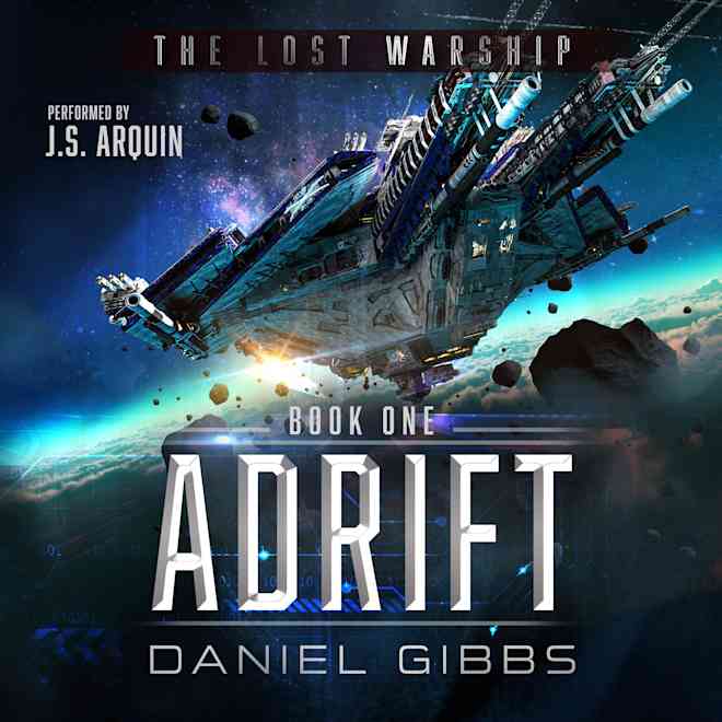 Book cover for Adrift by Daniel Gibbs
