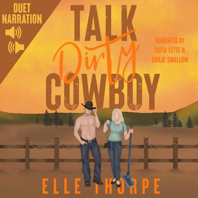 Book cover for Talk Dirty, Cowboy by Elle Thorpe