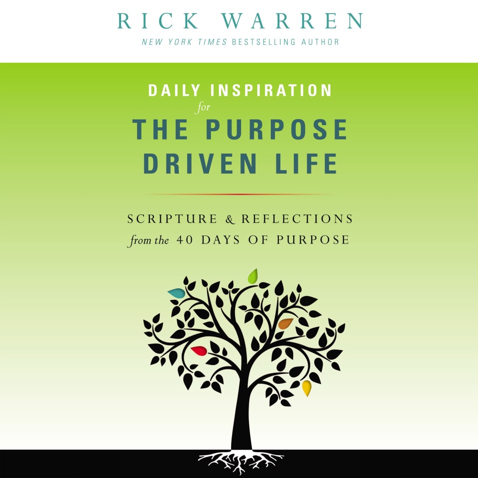 Daily Inspiration for the Purpose Driven Life - Audiobook, by Rick Warren