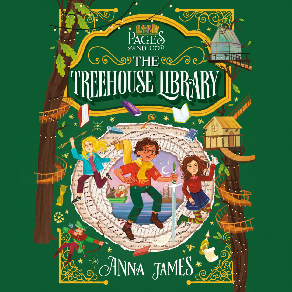 Pages  Co The Treehouse Library  Audiobook by Anna James