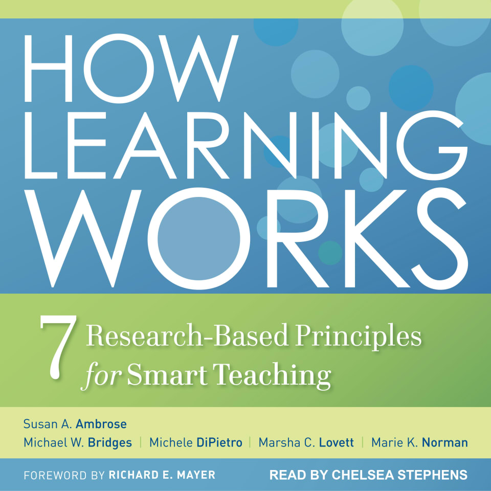 How learning works by collected authors audiobook