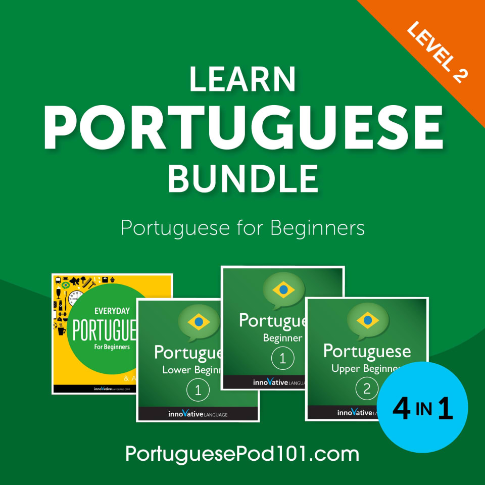 Learn Portuguese Bundle - Portuguese for Beginners (Level 2) - Audiobook, by Innovative Language Learning & PortuguesePod101.com