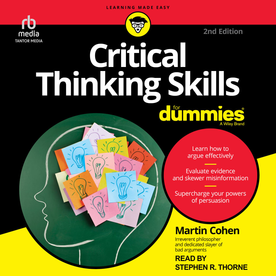 critical thinking for dummies barnes and noble