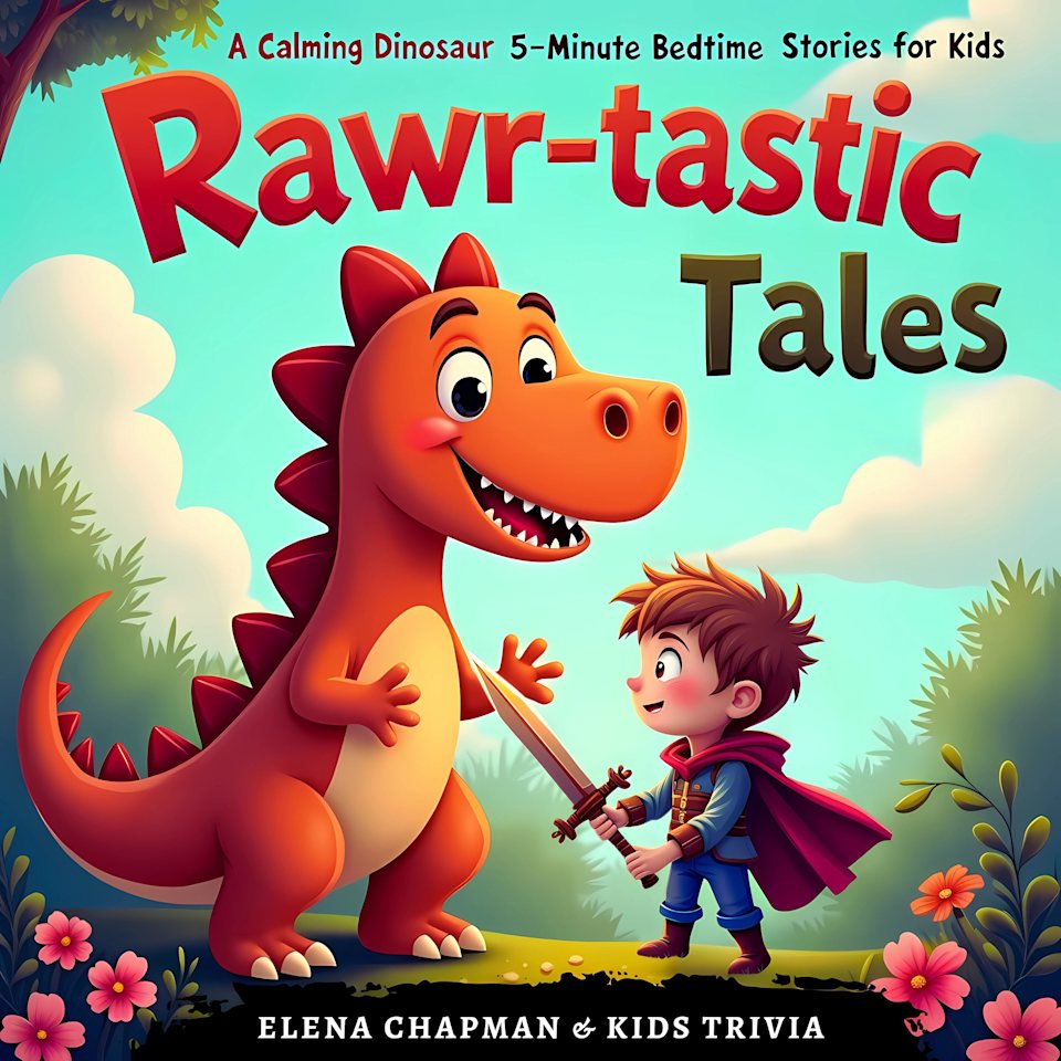 Rawrtastic Tales. A Calming Dinosaur 5Minute Bedtime Stories for Kids
