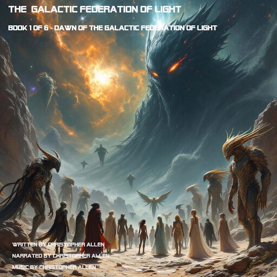 The Galactic Federation of Light by AI Voice Christopher Allen - Audiobook