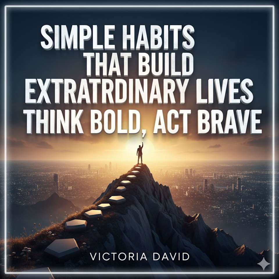 Simple Habits That Build Extraordinary Lives - Audiobook, by Victoria David