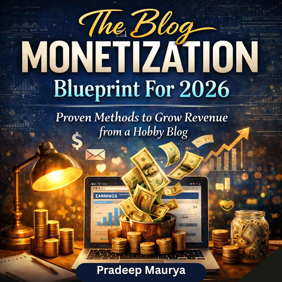 The Blog Monetization Blueprint For 2026: Proven Methods to Grow Revenue from a Hobby Blog - Audiobook, by Pradeep Maurya