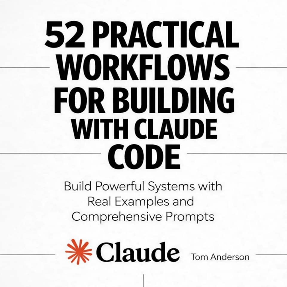 52 Practical Workflows for Building with Claude Code by Tom Anderson ...