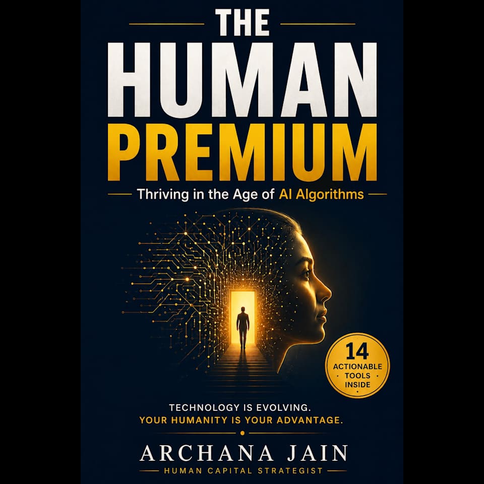 The Human Premium - Thriving in the Age of AI Algorithms - Audiobook, by ARCHANA JAIN