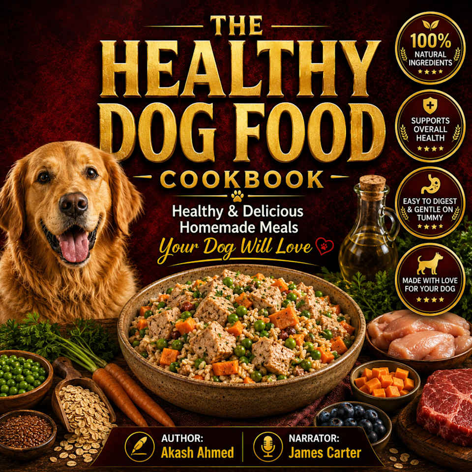 The Healthy Dog Food Cookbook - Audiobook, by Akash Ahmed