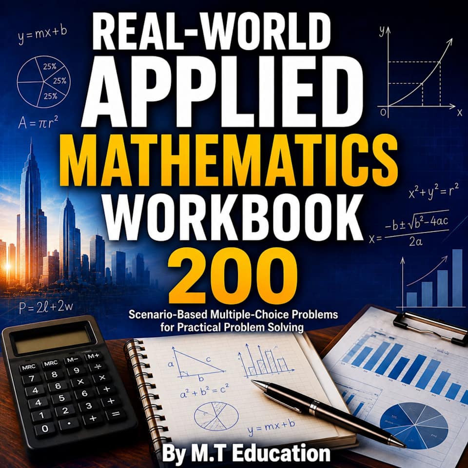 Real-World Applied Mathematics Workbook - Audiobook, by M.T Education