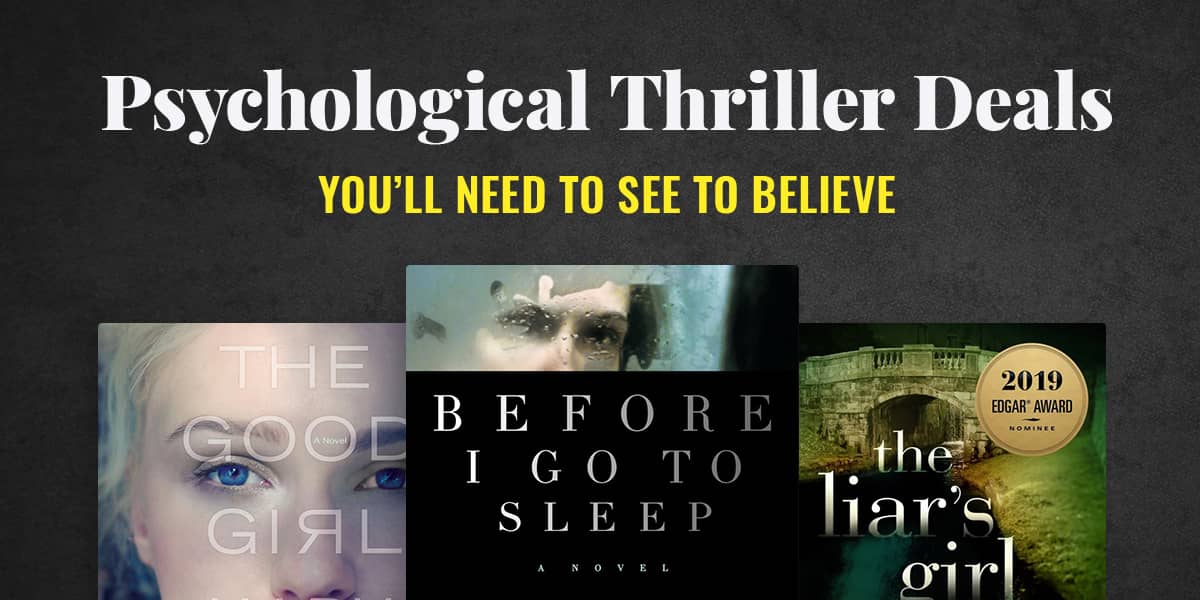 Psychological Thriller Deals You'll Need to See to Believe