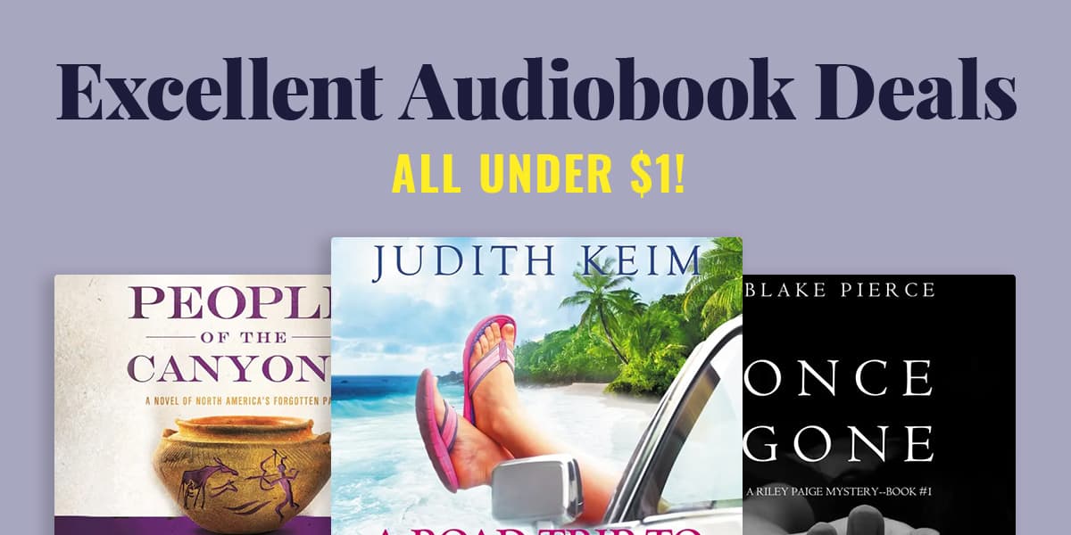 Excellent Audiobooks Deals All Under $1