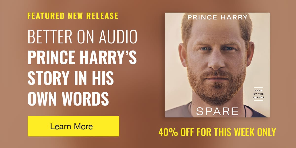 Better on audio Prince Harry's story in his own words 40% off for this week only
