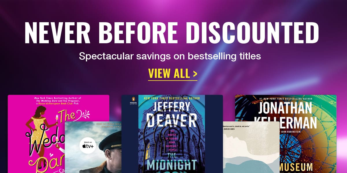 Never Before Discounted: Spectacular savings on bestselling titles