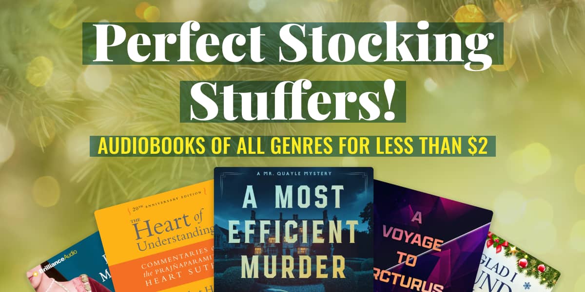 Perfect Stocking Stuffers!/ Audiobooks of All Genres for Less Than $2